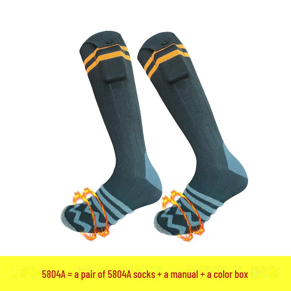 2023 șosete noi încălzite: Încălzire electrică cu talpă completă pentru sporturi de schi în aer liber