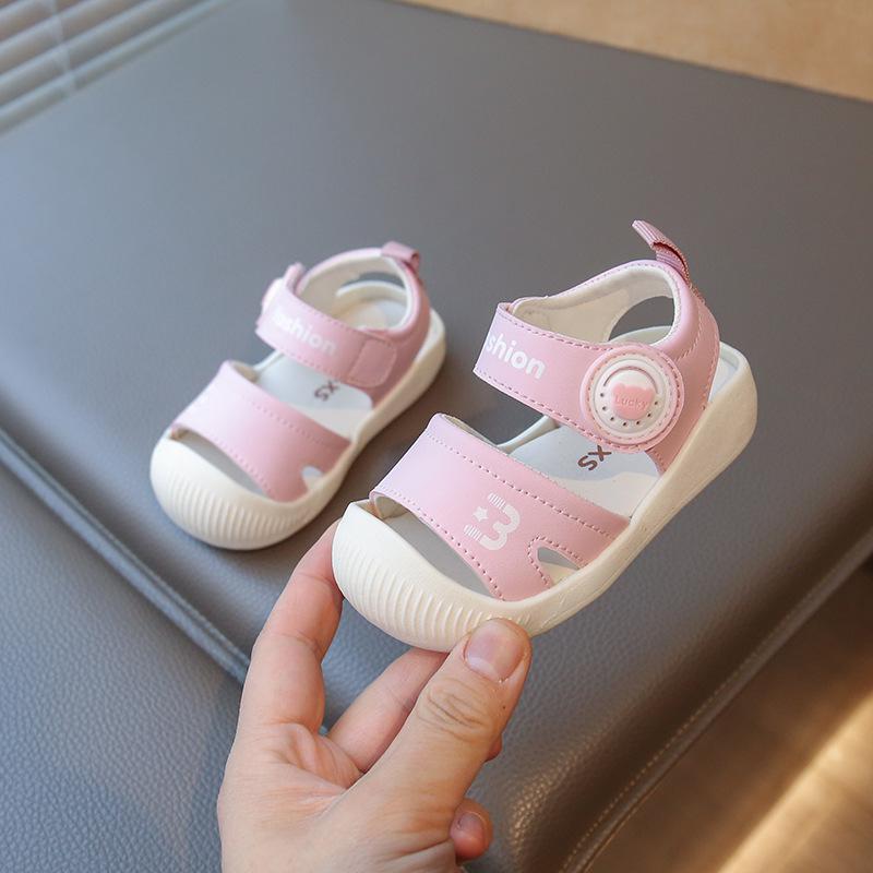 Infant Non-Slip Mesh Sandals for 0-2 Years, Soft Sole Summer Shoes for Boys & Girls