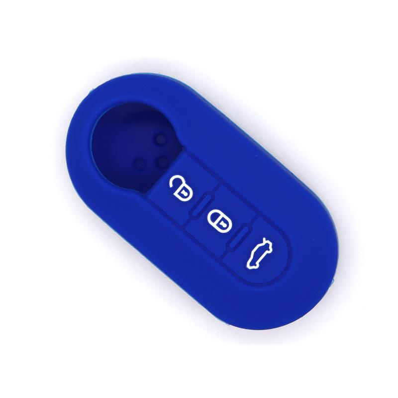 Suitable for Fiat 500 Boyue Bravo Iveco Wolfson Car Key Bag Remote Control Silicone Protective Cover In Stock