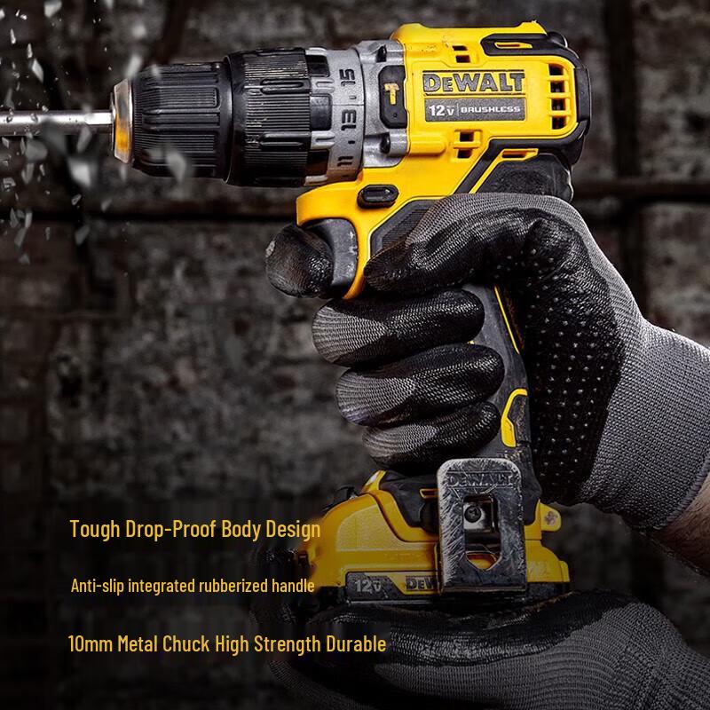DeWalt 12V Brushless Compact Cordless Drill/Driver CN plug (adapter included)