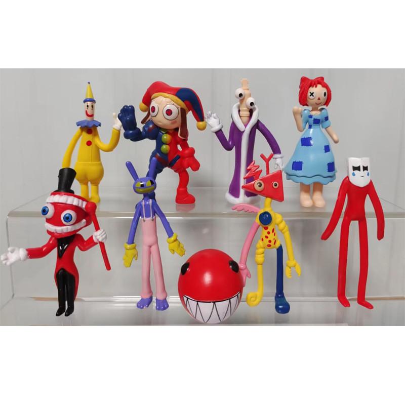 Colorful Pvc Cartoon Model Figures Of Magical Number Circus For Trendy Car Decoration