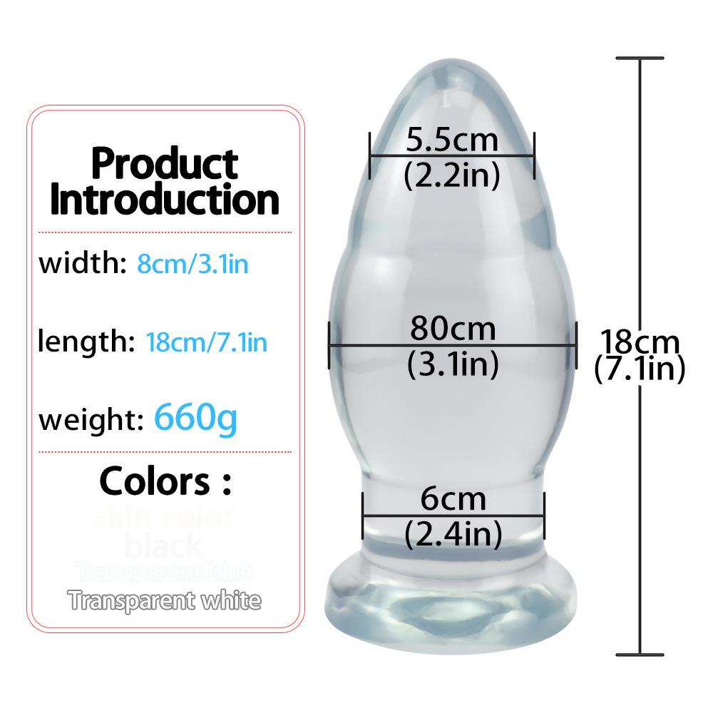 Extra-Large Anal Dilator: 9-Model Collection for Gay Fisting, Thickened PVC