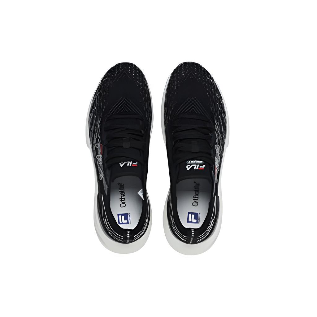 New FILA ENERGY Wear Resistant Lightweight Rebound Low Top Casual Running Shoes Men's Black A12M231106FBK