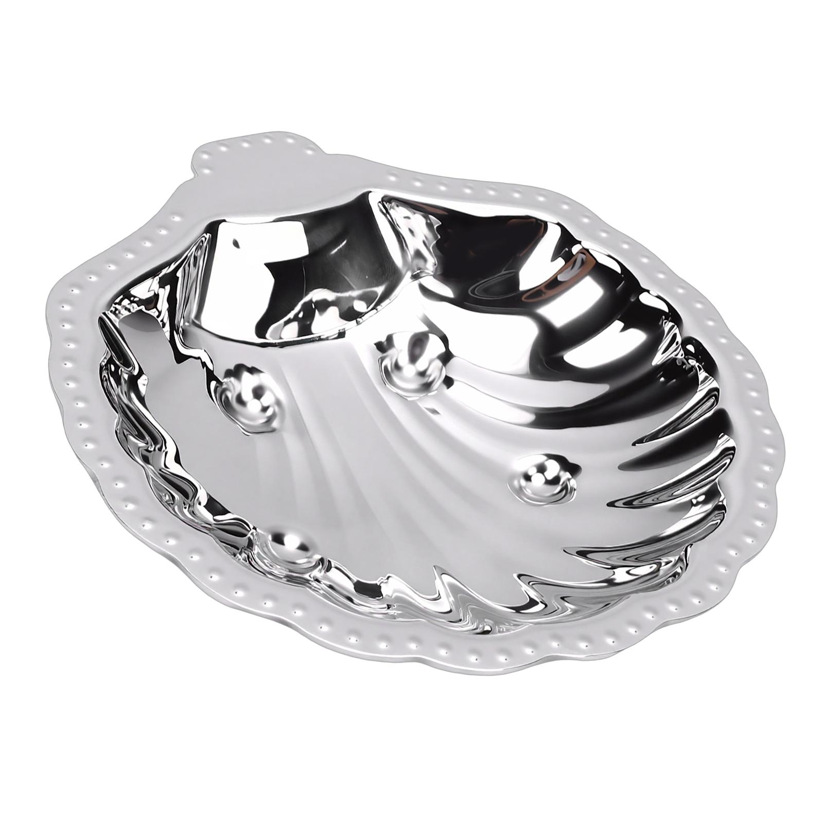 

Metal Snack Serving Dish 304 Stainless Steel Vintage Shape Jewelry Holder for Dried Fruits Nuts Appetizers