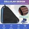 BAAU Roller Bag Roller Skates Backpack Roller Skates Shoulder Bag Three Layer Bag Double Net Bag Can Be Carried
