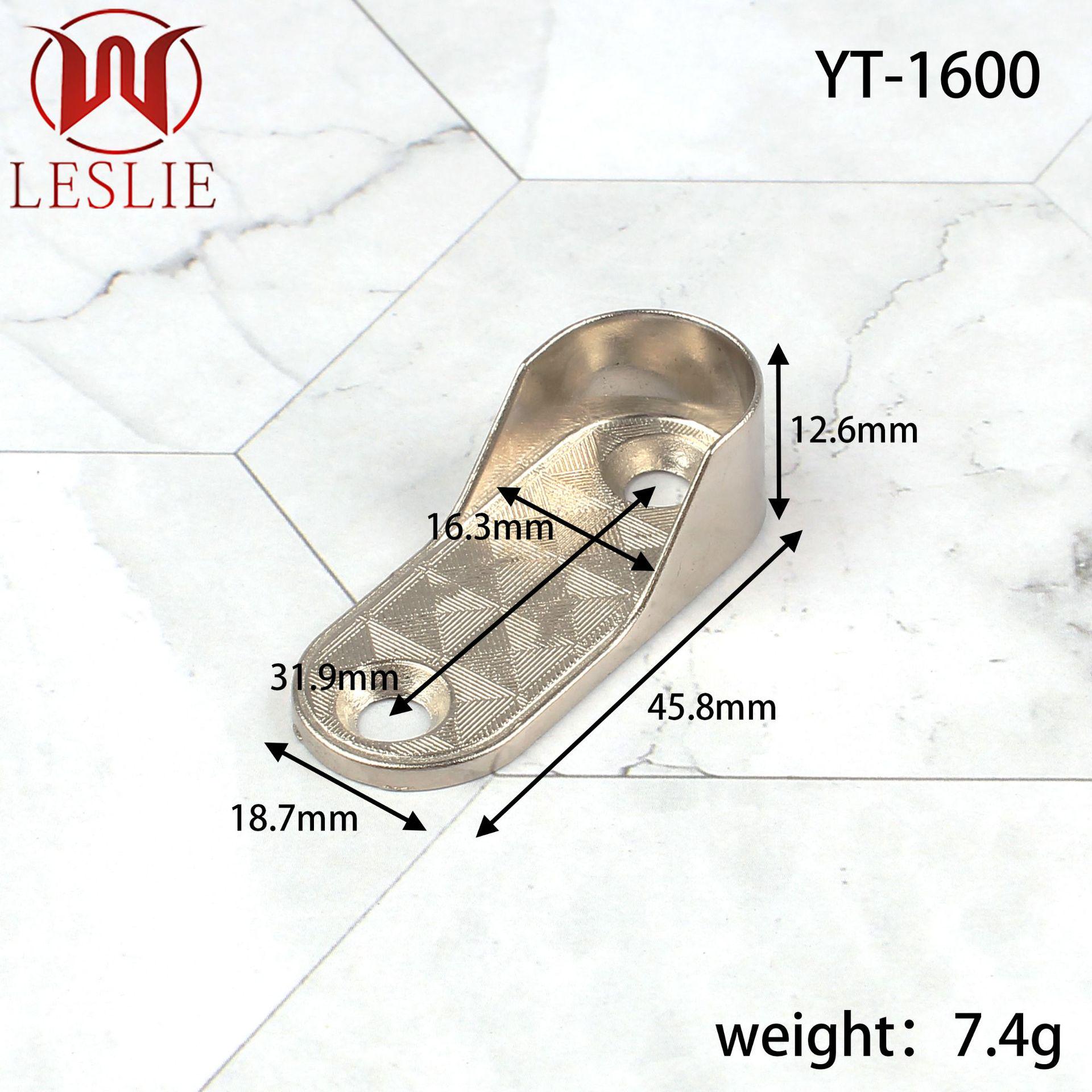 

Home Wardrobe Accessories: Oval Hanging Rod with Alloy Flange Seat - Furniture Hardware Clothes Support Regular Stock