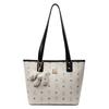 Tote bag women's large capacity 2025 new summer versatile shoulder bag casual fashion college student class commuter bag