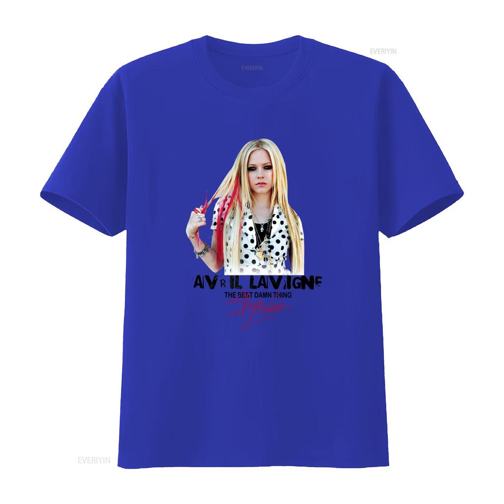 Avril Lavigne The Best Damn Thing Signature T Shirt for Family Fans Sizes S 234Xl H1361 vintage Washed Soft Stylish Breathable