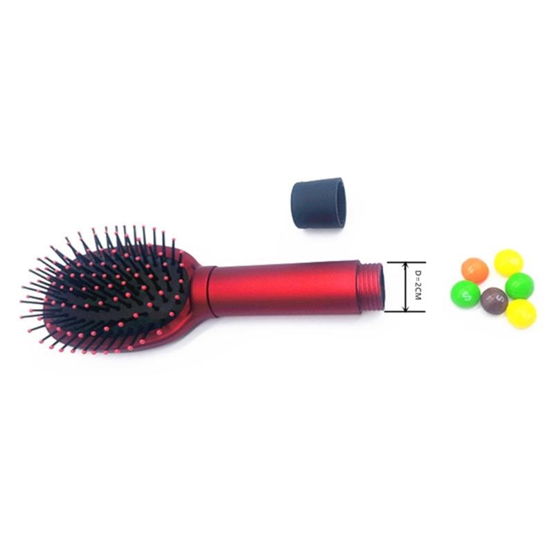 Portable Hidden Compartment Secure Travel Hair Brush Diversion Safe Hair Comb to Hide Money Versatile Storage Tool