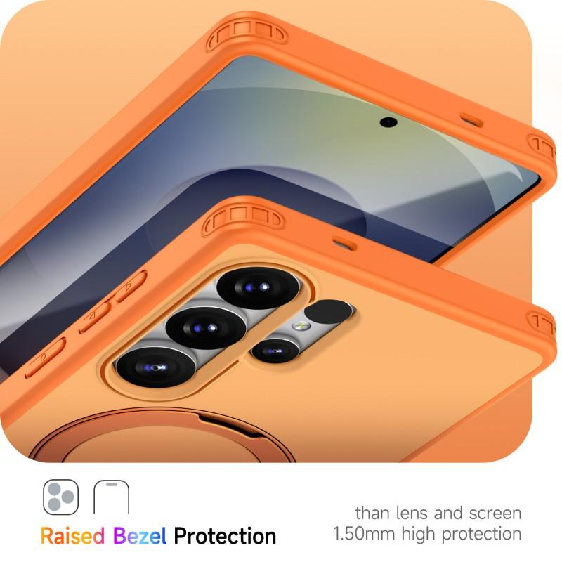 Magnetische Handyhülle mit 360° drehbarem Ständer Galaxy S26 Ultra A57 S25 FE Kompatibel mit kabellosem Laden