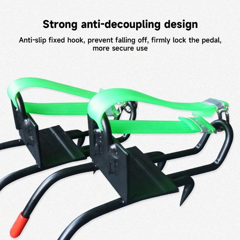 Edelstahl Kletterbaumschuh Einfache Anwendung Pflücken von Früchten Jagd Beobachtungspfähle Kletterspikes Baumkletterwerkzeug