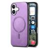B1 For iPhone 16 Plus Leather Back Case Compatible with MagSafe Skin-Touch Phone Cover
