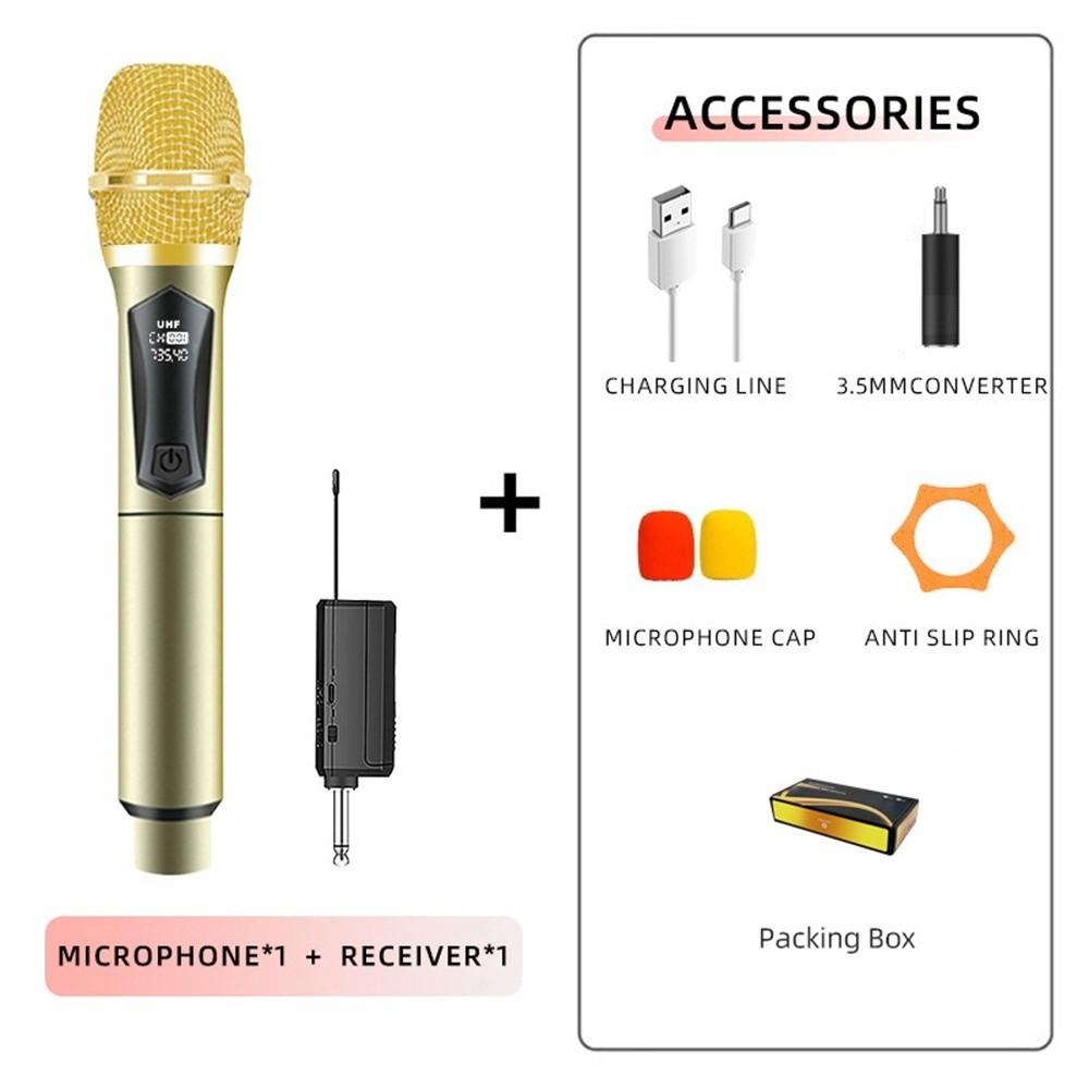 2 Channels Karaoke Mic Micphone Clear Sound Condenser Microphone  Karaoke Singing