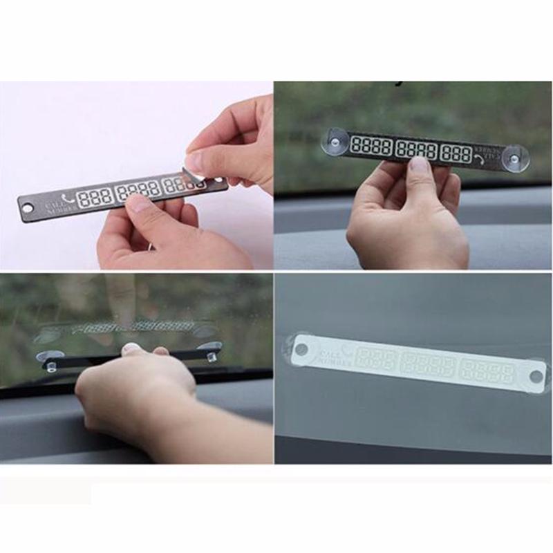 Car Parking Card Notification Sucker Plate Card Telephone Number Car Styling Phone Number Card
