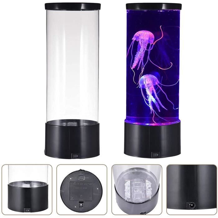 Lampe - Méduse Aquarium - LED - Rechargeable USB - 7 Couleurs Changeantes