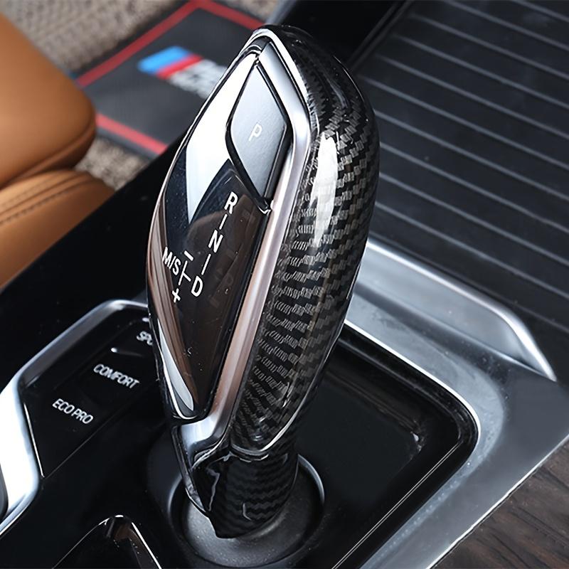 Kryt hlavice řadicí páky z uhlíkových vláken, Kompatibilní s novou řadou 5, řadou 6 GT, řadou 7, X3, X4, Interiérový chránič řadicí páky, Vylepšení autopříslušenství