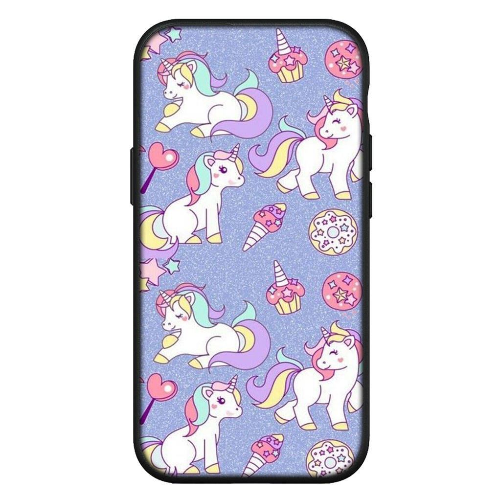 for Samsung Galaxy S24 S23 iPhone 16 15 14 Xiaomi Redmi Note 13 12 11 10 8 Plus 9 Pro Max X XR Phone Case Wallpaper Unicornl Horse OPPO Huawei Cover