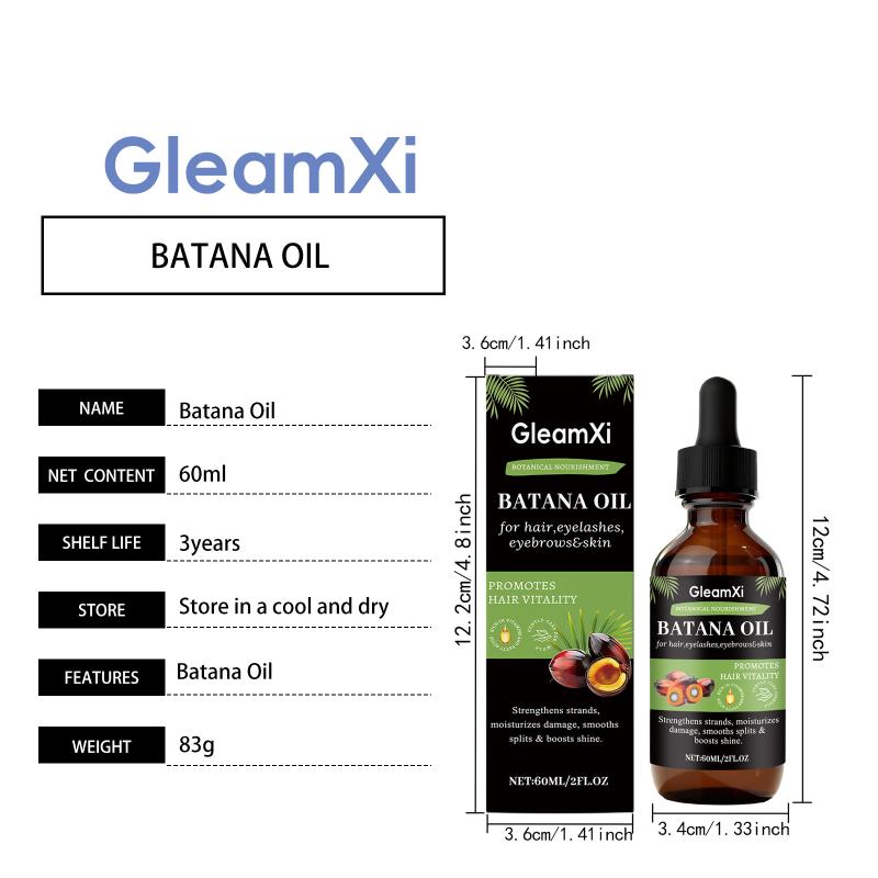 Batana Lightweight Hair Oil for Thicker Fuller Hair Moisturizing and Smoothing Gentle Oil for Women and Men