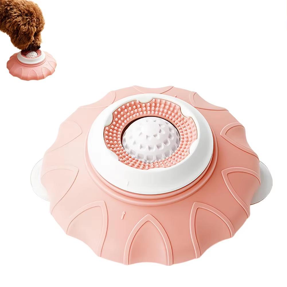 Pets Lick Toys Tray Interactive Dog Toys Slow Feeder Food Dispenser For Puppy Training Enrichment Cat Feeding Crate Pet Supplies