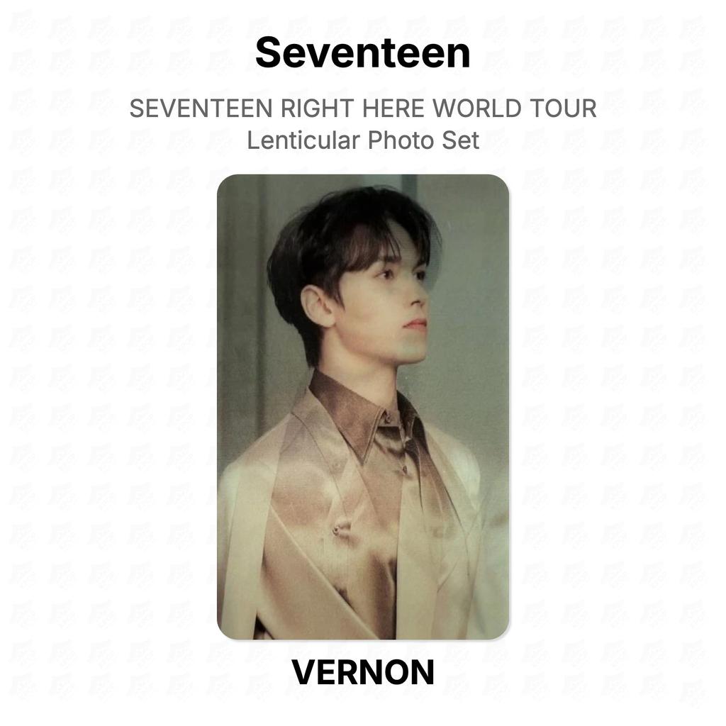 Seventeen RIGHT HERE WORLD TOUR Lenticular Photo Set Official Photocard