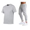 Men's Fashion Short Sleeved Long Pants Set Teenagers' Running Outdoor Sports Two-piece