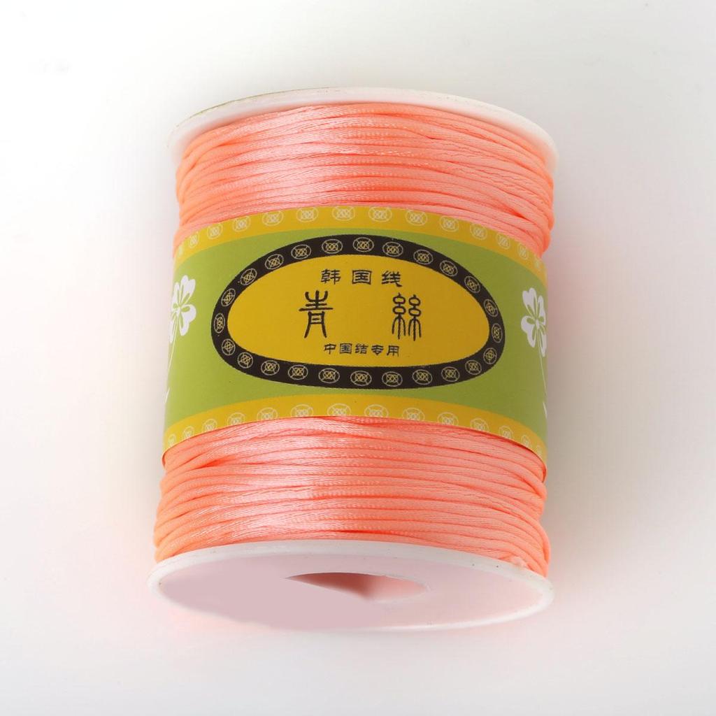 70Meter Korean Silk Cord Thread Knot China Bow Beading Bracelet Braided DIY Jewelry