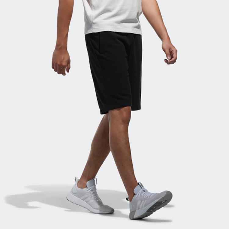 Adidas Pantalones cortos deportivos informales con rayas laterales Neo Pantalones negros para hombre CV6973