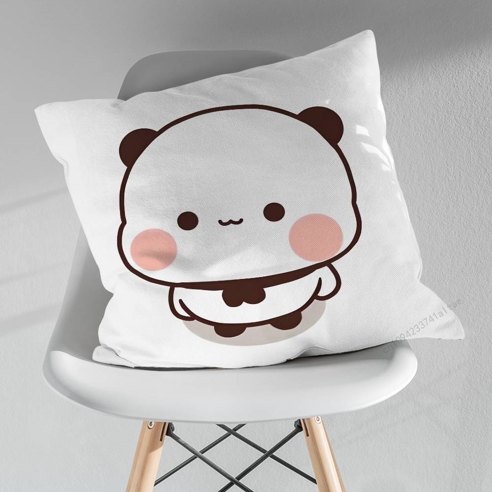 Cute BBubu DDudu Funny Pillowcase for Sofa Room Office Decor Printing  Merchandise AllMatch Cushion Cover