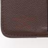 LOUIS VUITTON Compact zip Bi-Fold Wallet N61668 Brown Damier canvas Women Used
