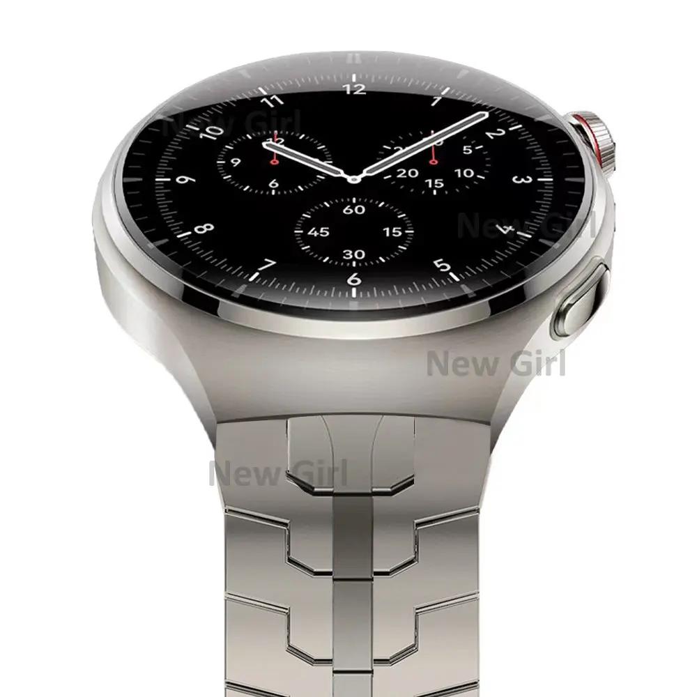 20 22mm Luxury Stainless Steel Strap For Huawei Watch 4 Pro GT3 46mm For Samsung Galaxy Watch 6/5/4 Pro 45mm Gear S3 Metal Band