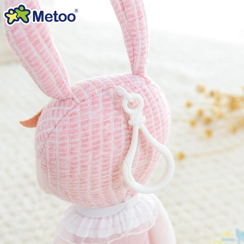 Non-Toxic Metoo Doll Toys Mini Angela Keychain Cute Stuffed Rabbit Backpack Charm For Children Baby Birthday Holiday Gifts