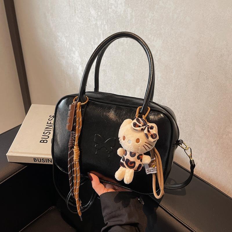 Retro fashion handbag bag women's new large-capacity shoulder pillow bag commuter messenger bag