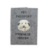 Pyrenean Sheepdog, Labri, Pyrenees Sheepdog - Dog Passport Case, Document Case, Gift for the Traveller from the Brand