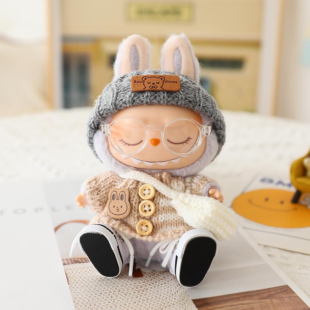 

Одежда для куклы Лабубу, Первое поколение, Второе поколение, Третье поколение, Холщовая одежда, Свитеры, Обувь, Виниловые подвески, Сменные наборы 1 set