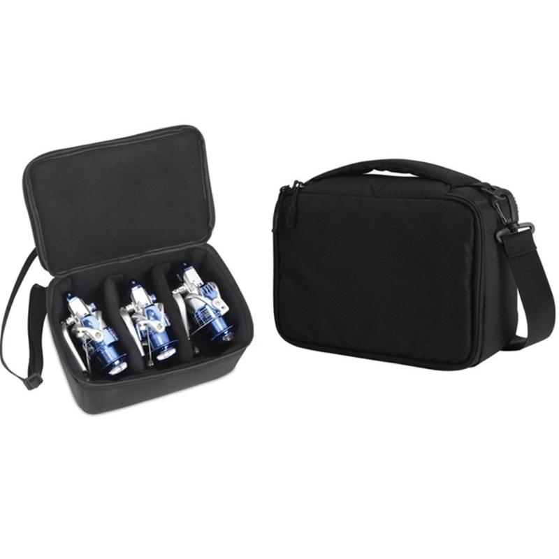 Internal Divider Reel Bag Case Splashproof Fishing Tackle Storage Case Protective Case Portable Carrying Bag
