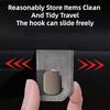 1pc Car Storage Hooks - Glove Box Hook Car Front Seat Storage - Metal Hook Rollover Fur Inside Car Interior Accessory Organizer