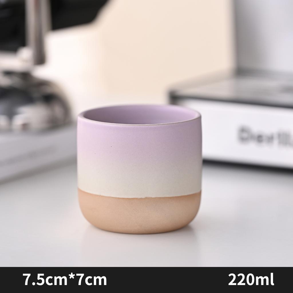 Restoran Fırın Kahve Kupası Japon Seramik Kupalar Kahve Kupaları Büyük Su Kupası Japon Basit Degrade Kupa Bardak Mutfak