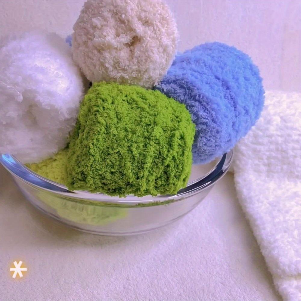 3pcs Soft & Chunky Fluffy Chenille Knit Yarn Perfect for Knitting Crocheting Cozy Blankets Hats & Sweaters Ideal for Crafting Projects