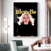 1 szt. Plakat Naklejka Punk Rockowy Zespół B-Blondie Druk Wodoodporna Sztuka Ścienna Do Salonu Sypialni Wystrój Domu