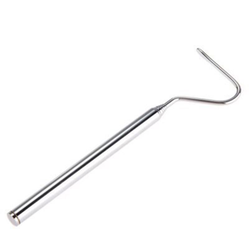 Stainless Steel Snake Hook Adjustable Long Handle Catching Tools Trap Tong
