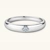 Smyoue 0.15-0.2CT Princess Cut Moissanite Rings for Women Engagement Bride Jewelry 100% S925  Silver Birthday Gift GRA
