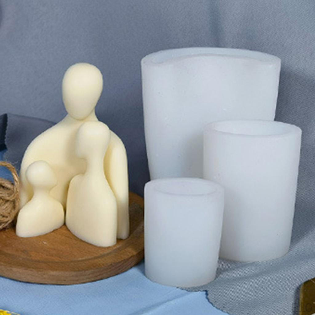 Für Handgemachte Kerzen Dekoriert Wachsschmelzformen Epoxidharz Gips Silikon Beton