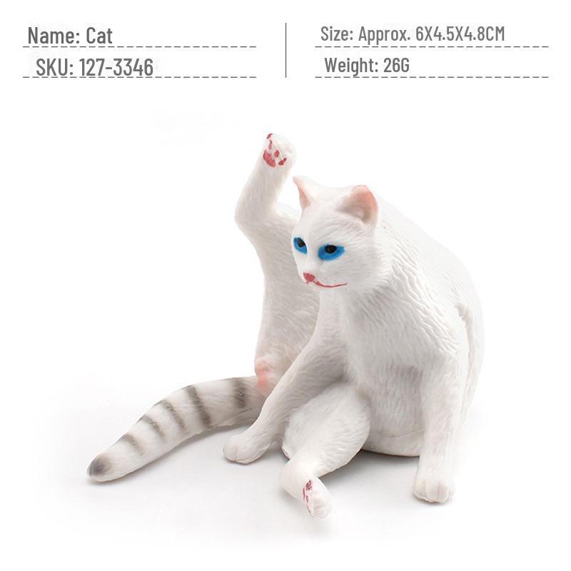 

Ракушечная фигурка кота: Реалистичная модель игрушки котенка