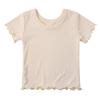 Mädchen Kurzarm T-Shirts Rundhals Oberteile