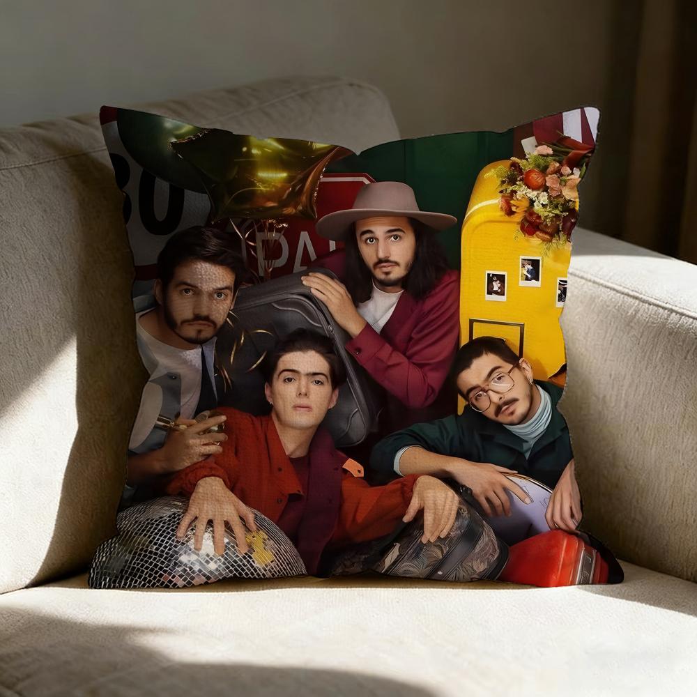 M-morat Band Pillow Case Pillowcase, Double-sided Printed, Sofa Cushion, Bedroom Headboard Pillow