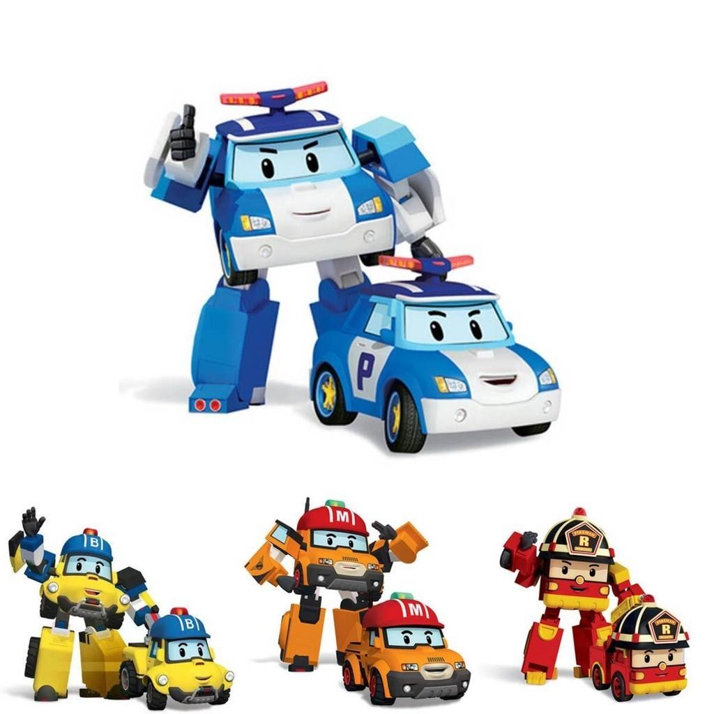 Transform Your Kid's Playtime With Robocar Poli Toy Car Pull Back Car And Action Figure In One!