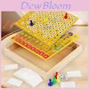 Wooden Multiplication Board Game With Magnetic Tiles For Kids Educational Fun