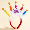Headdress Happy Birthday Korean Style Headband Women Hair Hoop Birthday Hairband Hair Accessories