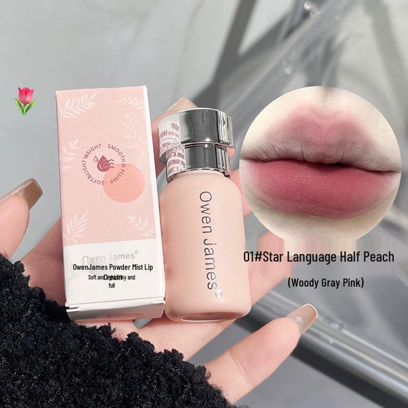 Owen James Little Pink Velvet Matte Long-Lasting Lip Mud Lipstick