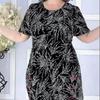 2025 Europäisches & Amerikanisches Übergrößen Bedrucktes Kleid 5588